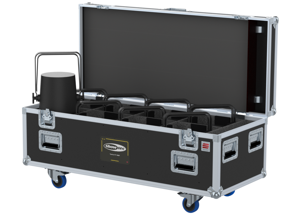 Santosom Flight Case PRO 8x Showtec Spectral PC 1800Z