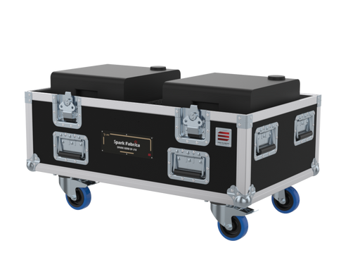 SANTOSOM Flight case PRO, 2x Spark Fabrica SF 10 (gerb)