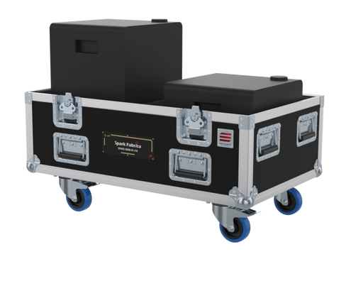 SANTOSOM Flight case PRO, 2x Spark Fabrica SF 10 (gerb)