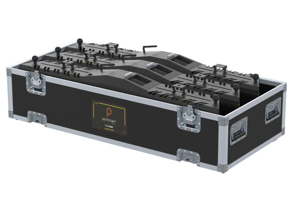 Santosom Blind Flight case PRO-1S Extension, 3x Portman S-TRIBE