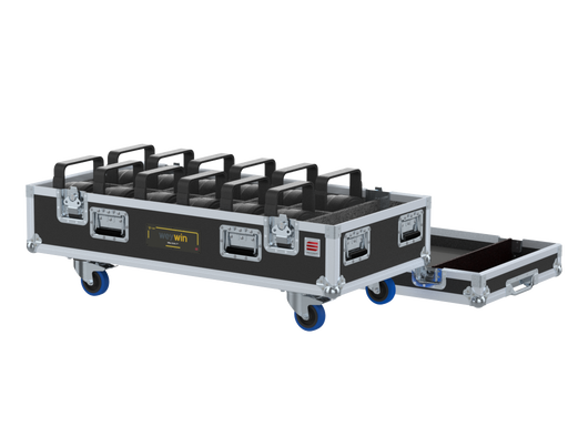 SANTOSOM Flight case PRO-AS, 12x Weywin Mini SUN-7