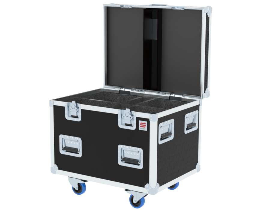 Santosom Flight case PRO-3, 6x Spot (315x270x520 &#8599;415 UID)
