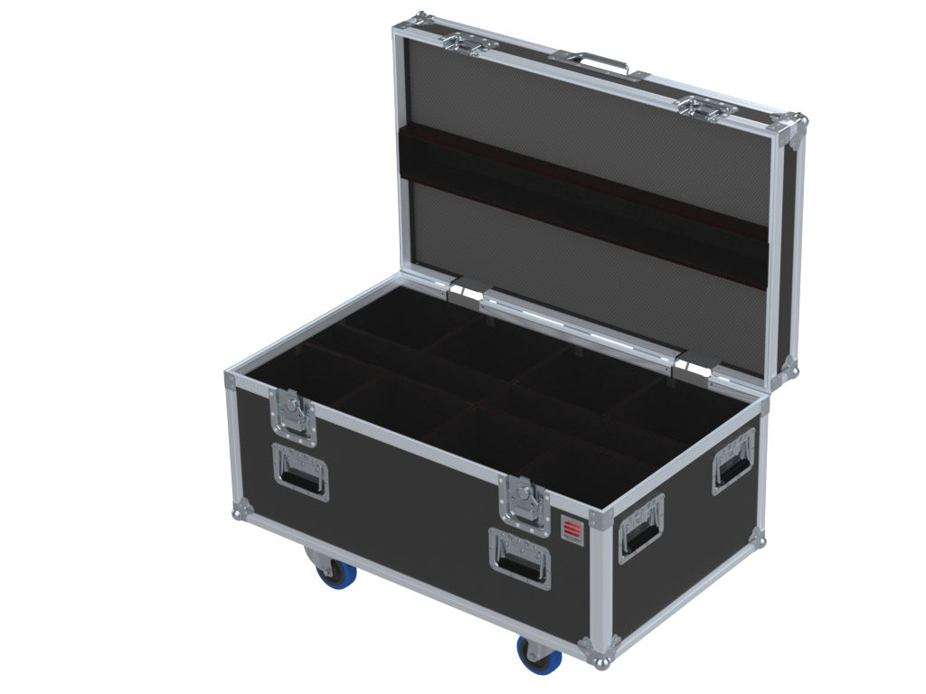 Santosom Flight case PRO-3, 6x Spot (220x210x420 UID)