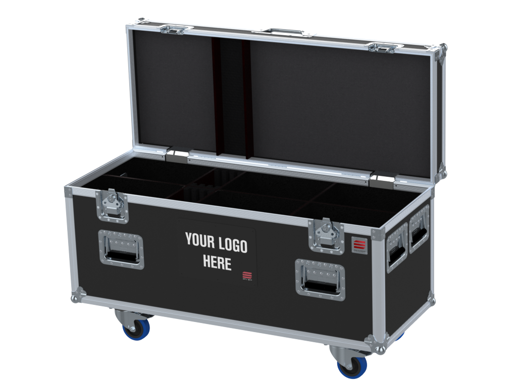 Santosom Flight case PRO-3, 6x Spot (332x203x490 &#8599;389 UID)