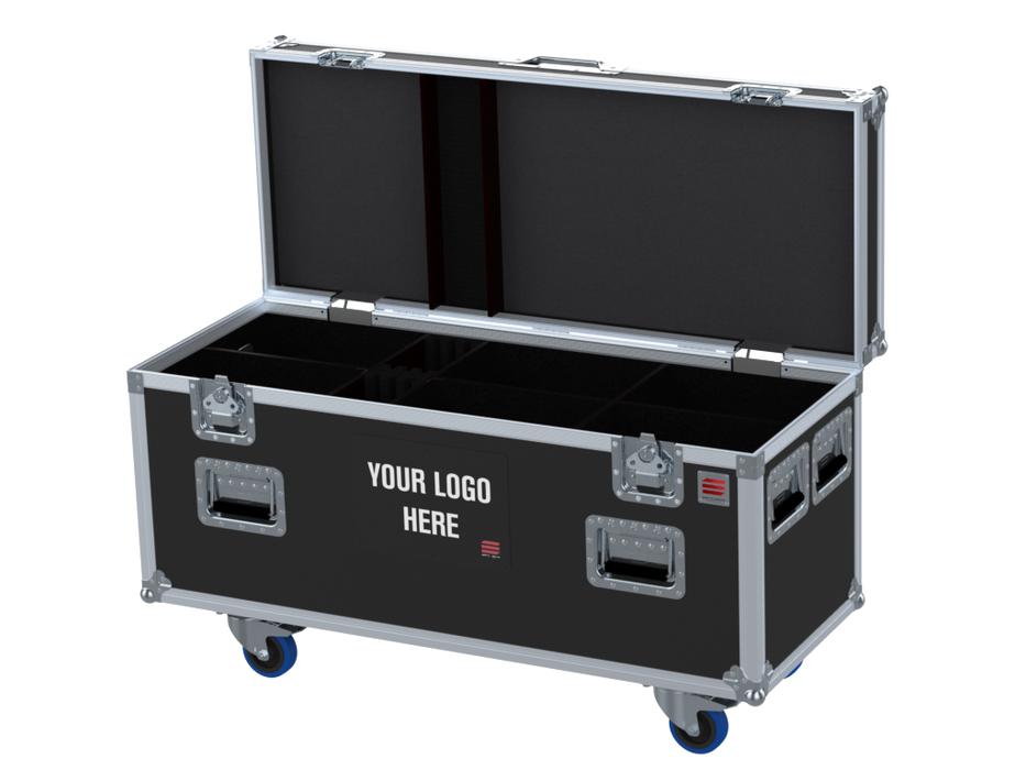 Santosom Flight case PRO-3, 6x Spot (332x203x490 &#8599;389 UID)