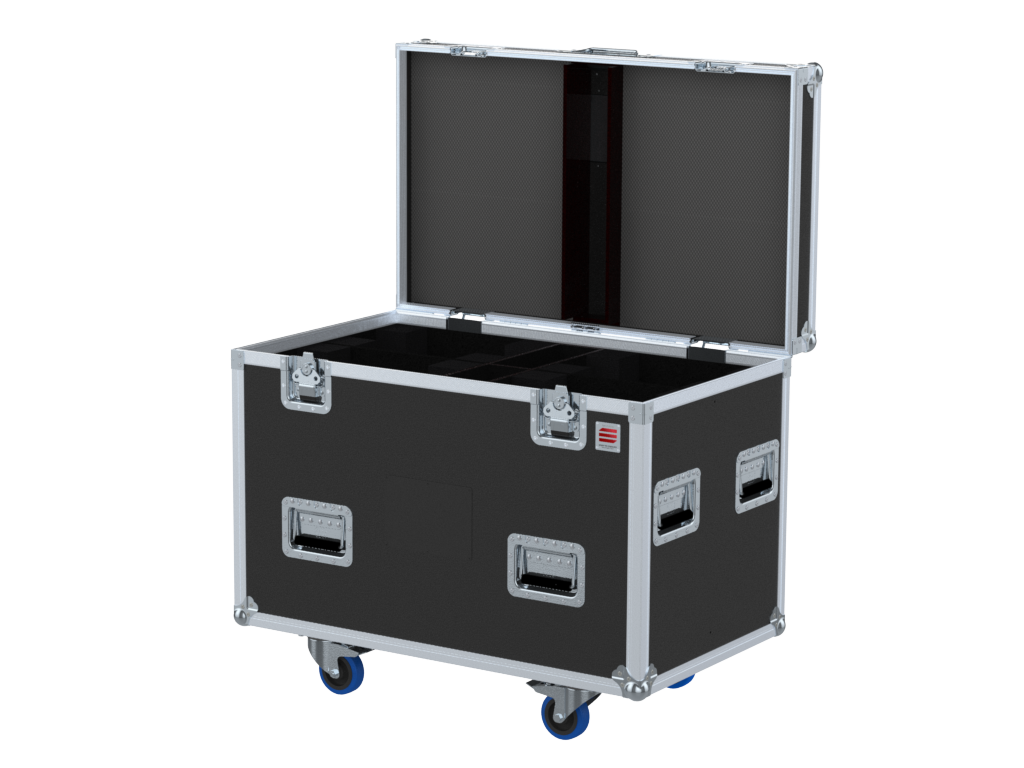 Santosom Projector Flight case, 4x Briteq BT-THEATRE 400TW (Clamps on)