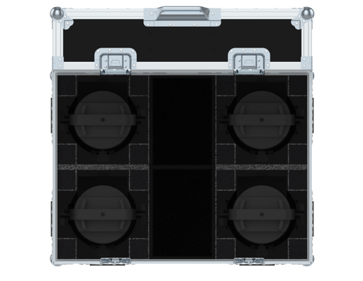 SANTOSOM Projector Flight case PRO,4xProlights EclProfile ECLFW+Z1530 ClampsON