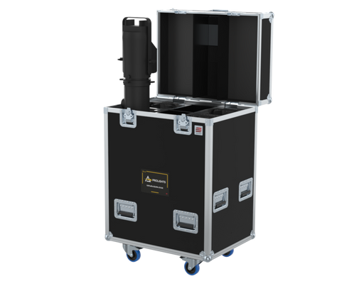 SANTOSOM Projector Flight case PRO,4xProlights EclProfile ECLFW+Z1530 ClampsON