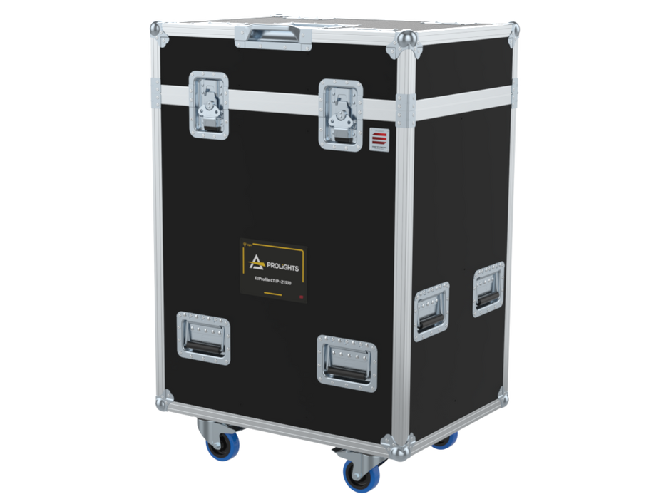 SANTOSOM Projector Flight case PRO,4xProlights EclProfile CT IP+Z1530 Clamps ON
