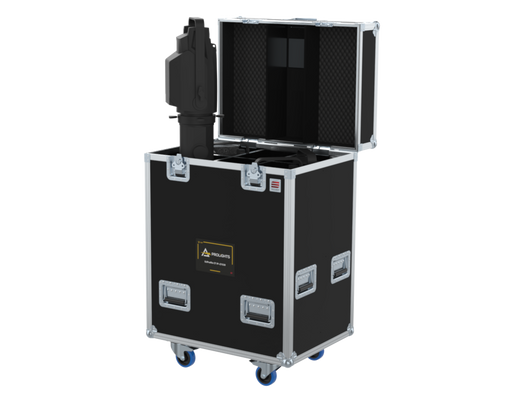 SANTOSOM Projector Flight case PRO,4xProlights EclProfile CT IP+Z1530 Clamps ON