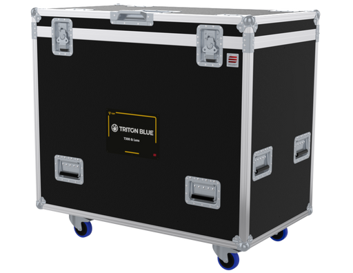 SANTOSOM Projector Flight case PRO, 6x Triton Blue T300 w/ lens