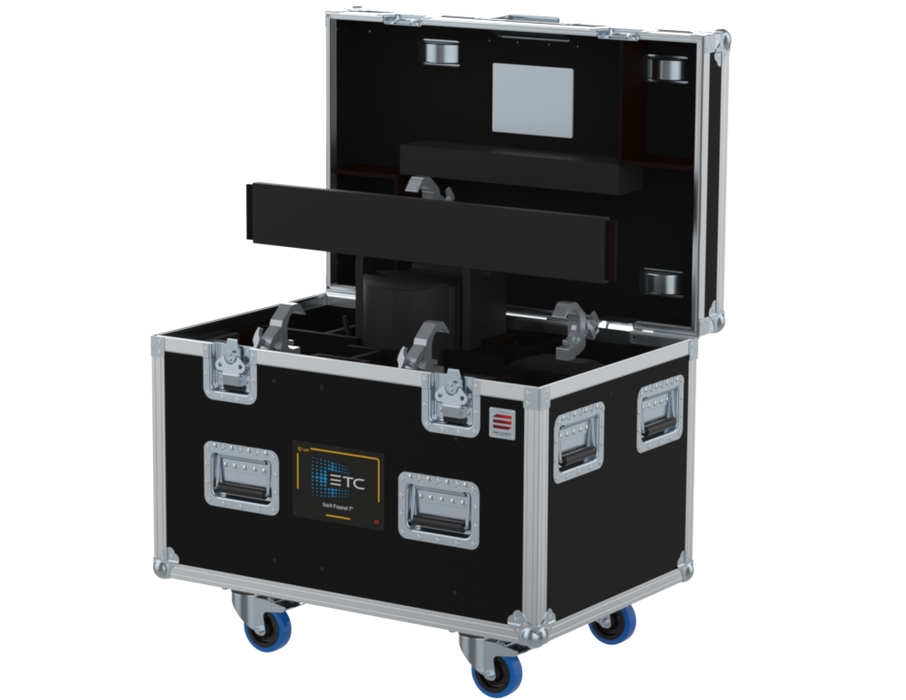 Santosom Projector Flight case PRO-4, 4x ETC fos/4 Fresnel 7 (clamps on 110)