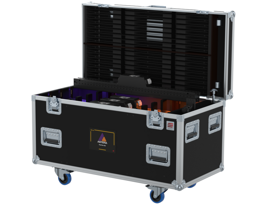 SANTOSOM Flight case PRO, 8x Astera Pixel Bar AX2 1000