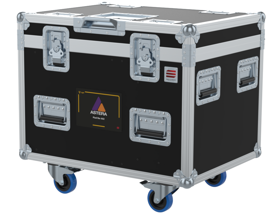 SANTOSOM Flight Case PRO, 8x Astera PixelBar AX2 500