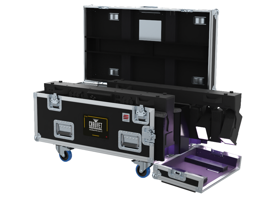 SANTOSOM LINEAR BAR Flight case PRO, 2x Cameo Otos LC12