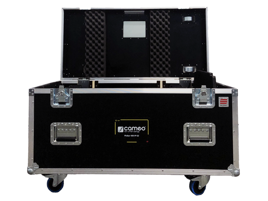 SANTOSOM Flight case, 8x Cameo Pixbar 600 IP G2