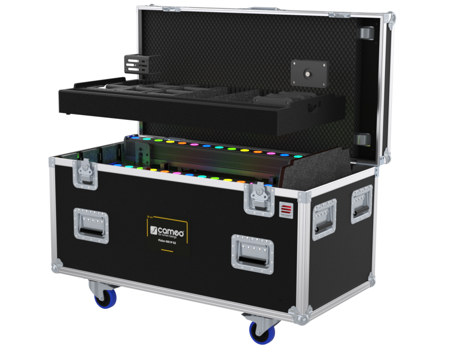 SANTOSOM Flight case, 8x Cameo Pixbar 600 IP G2