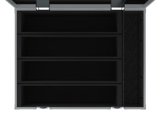 Santosom Projector Flight case PRO, 4x CentoLight MOODWASHER 4810WP