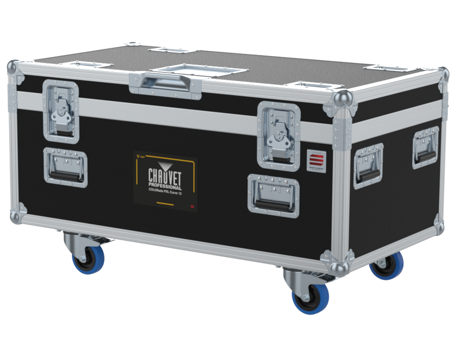 SANTOSOM LINEAR BAR Flight case PRO, 2x Chauvet COLORado PXL CURVE Bar12