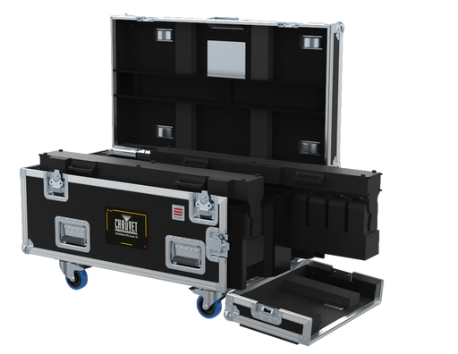 SANTOSOM LINEAR BAR Flight case PRO, 2x Chauvet COLORado PXL CURVE Bar12