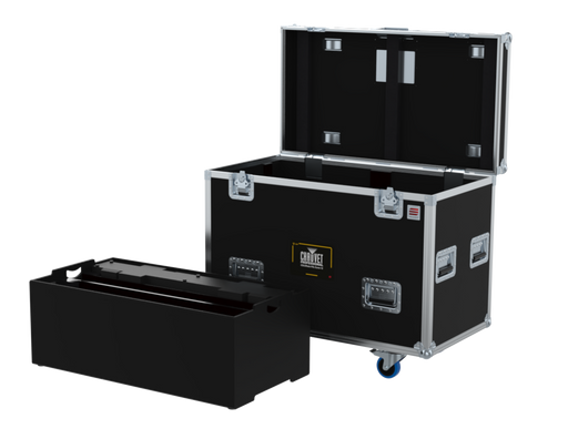 SANTOSOM Projector Flight case PRO, 4x Chauvet COLORado PXL CURVE Bar12