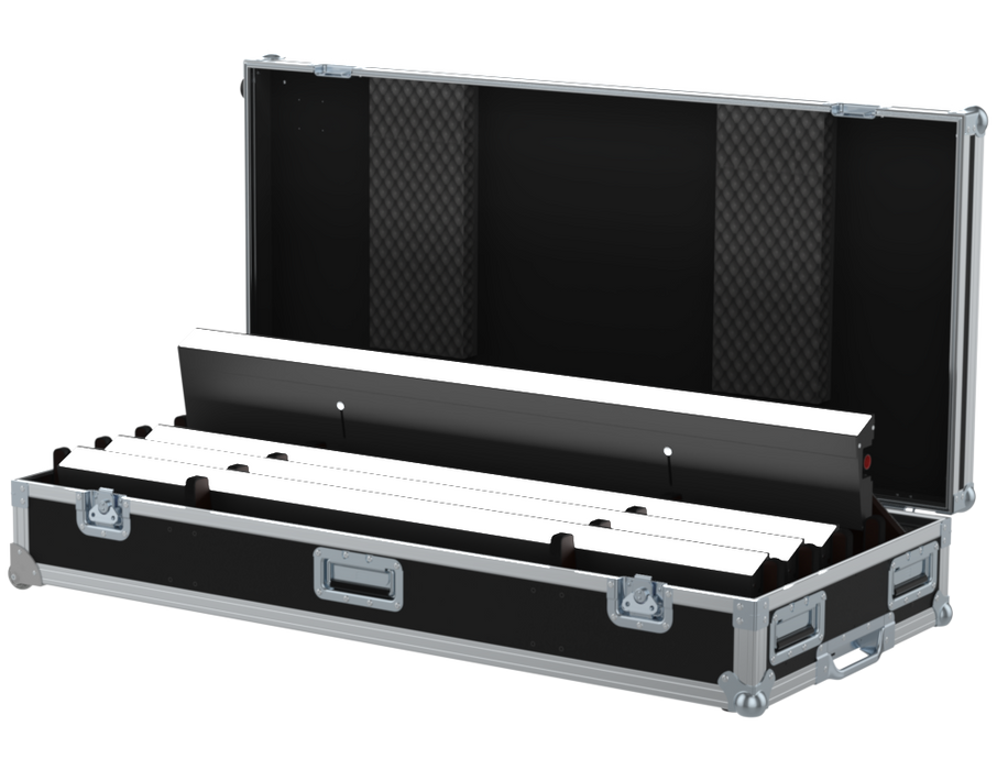SANTOSOM FOOTLIGHT Flight case PRO, 4x LDDE NANOPIX SLIM 1440