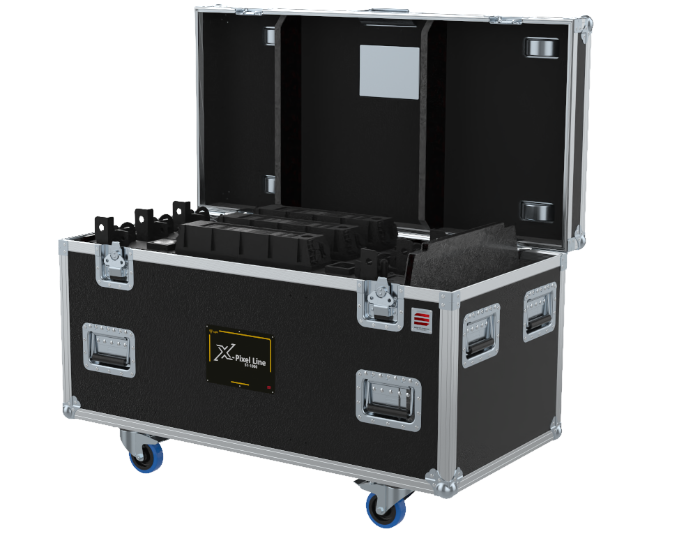 Santosom Blind Flight case, 9x Matrix Pixel Line ST-1000