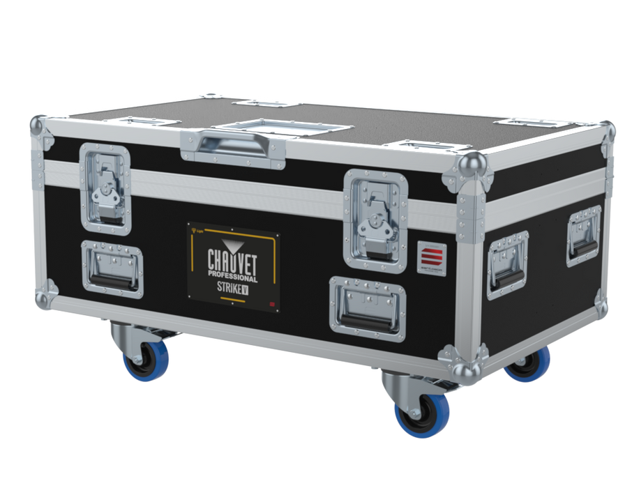 SANTOSOM LED WASH Flight case PRO-W, 4x Chauvet STRIKE V
