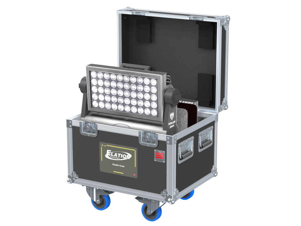 Santosom Projector Flight case, 2x ELATION Paladin Panel