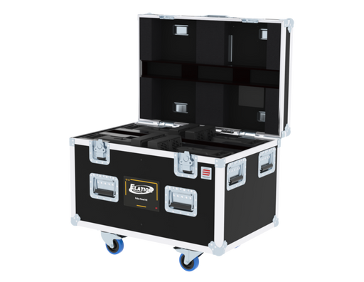 SANTOSOM Flight case PRO-W, 4x Elation Pulse Panel FX