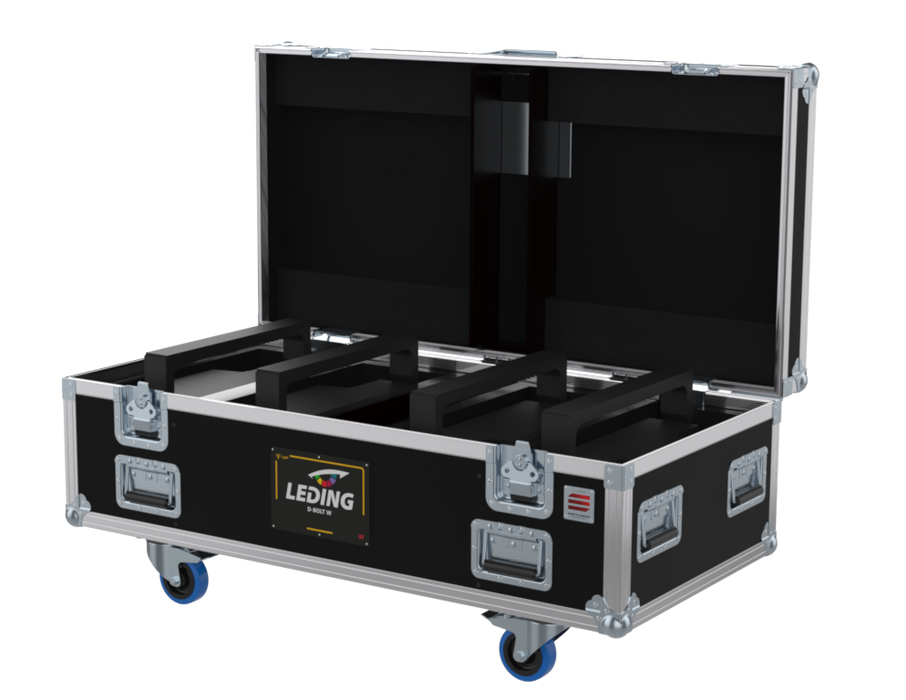 Santosom Projector Flight case PRO, 4x LEDING D-BOLT W
