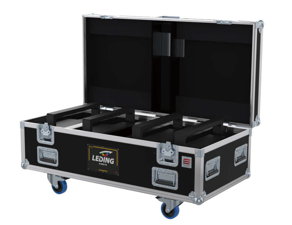Santosom Projector Flight case PRO, 4x LEDING D-BOLT W