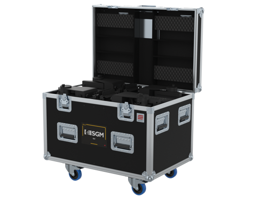 SANTOSOM LED WASH Flight case PRO-W, 4x SGM Q8
