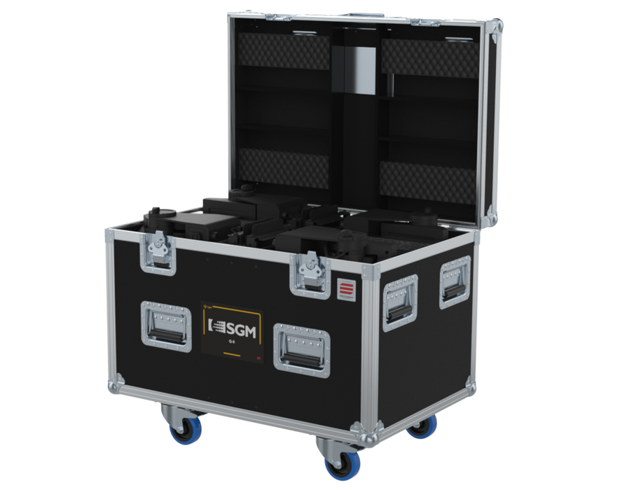 SANTOSOM LED WASH Flight case PRO-W, 4x SGM Q8