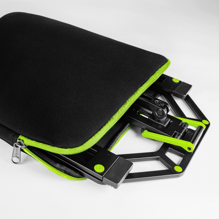 Gravity  Support pour ordinateurs portables avec sac de protection en néoprène