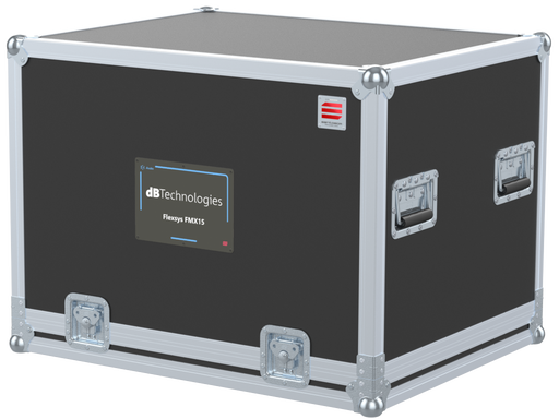 Santosom Monitor Flight case, 2x DB Technologies Flexsys FMX15