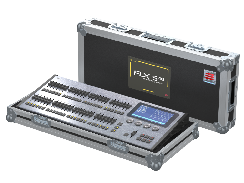 Santosom Lighting controller Flight case Standard, Zero 88 FLX s48