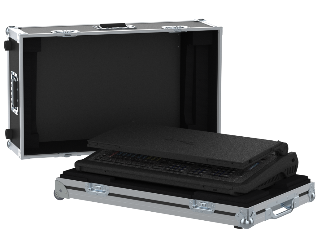Santosom Lighting controller Flight case STD-2, CHAMSYS MagicQ MQ250M Stadium Console