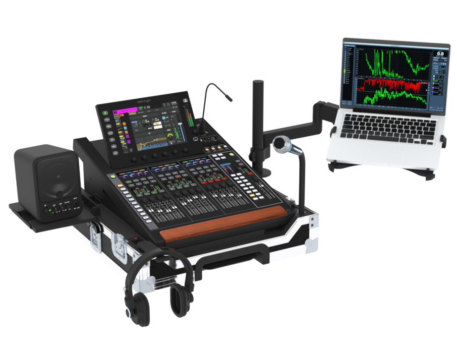 SANTOSOM Flight case, Behringer Wing compact (Trolley e empilhável)