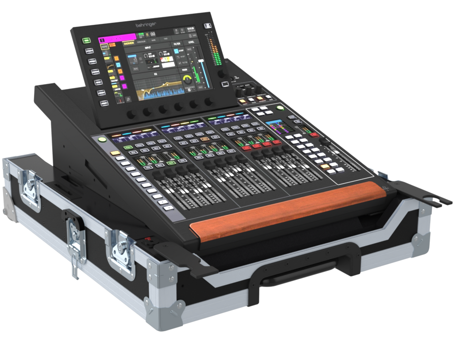 SANTOSOM Flight case, Behringer Wing compact (carretilla y apilable)