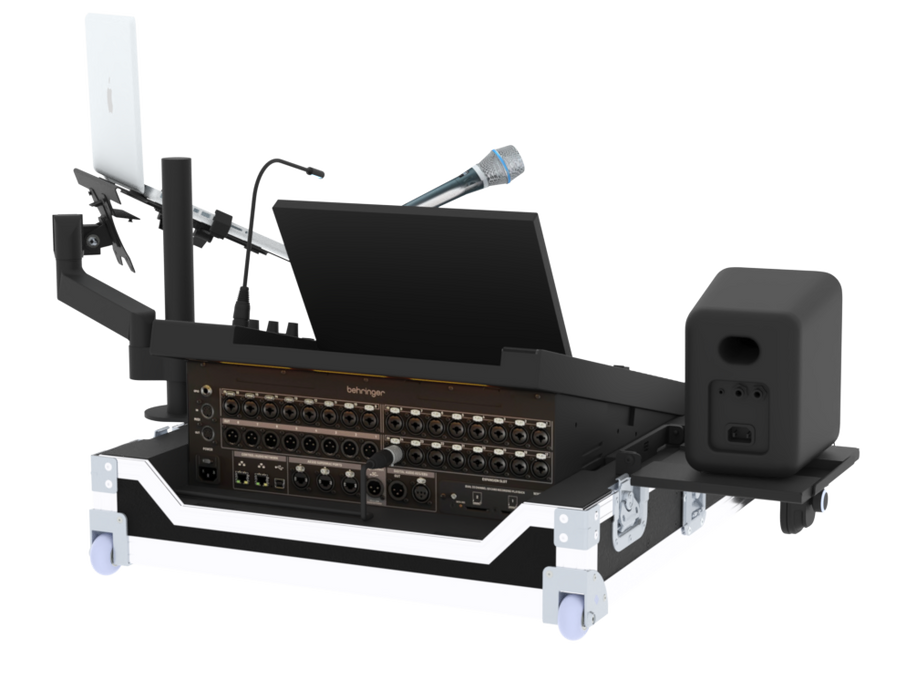SANTOSOM Flight case, Behringer Wing compact (Trolley e empilhável)