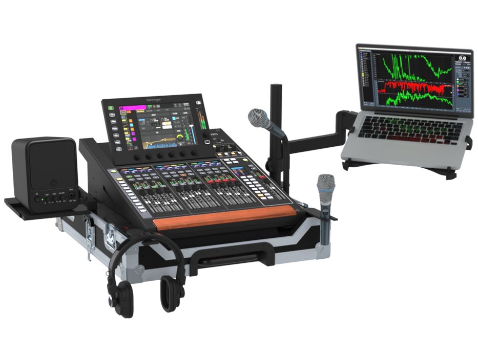 SANTOSOM Flight case, Behringer Wing compact (carretilla y apilable)