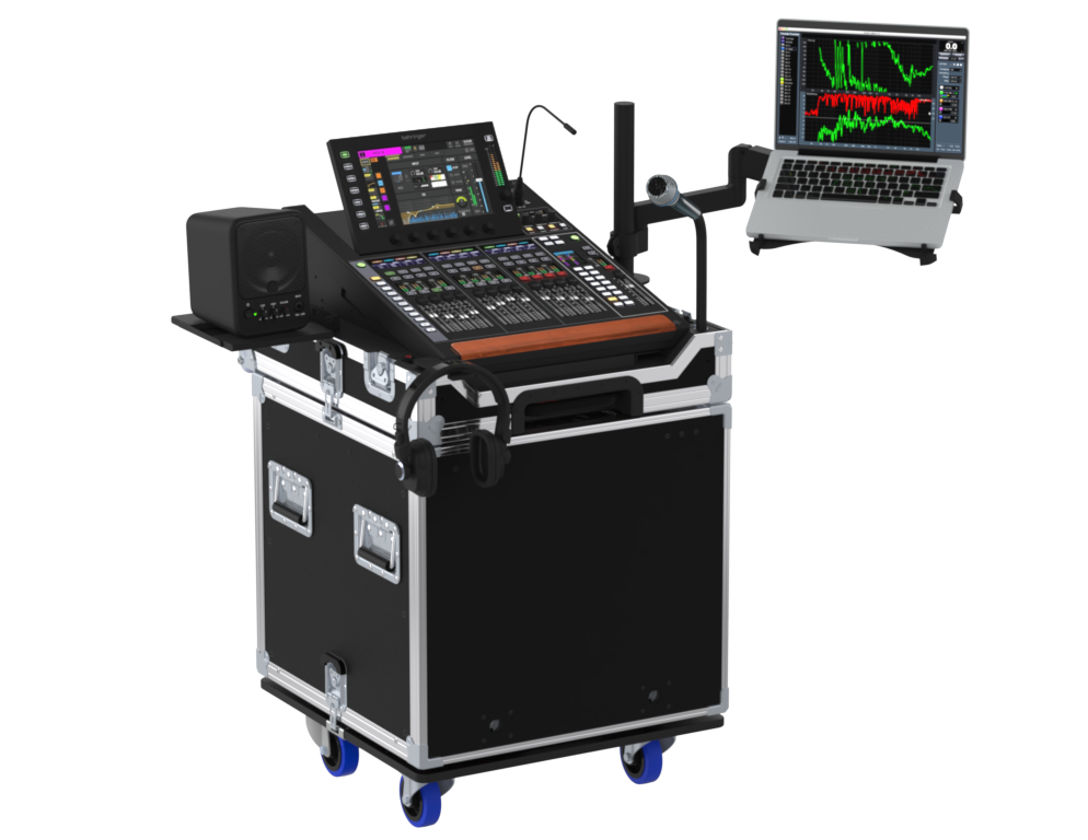 SANTOSOM Flight case, Behringer Wing compact (Trolley e empilhável)