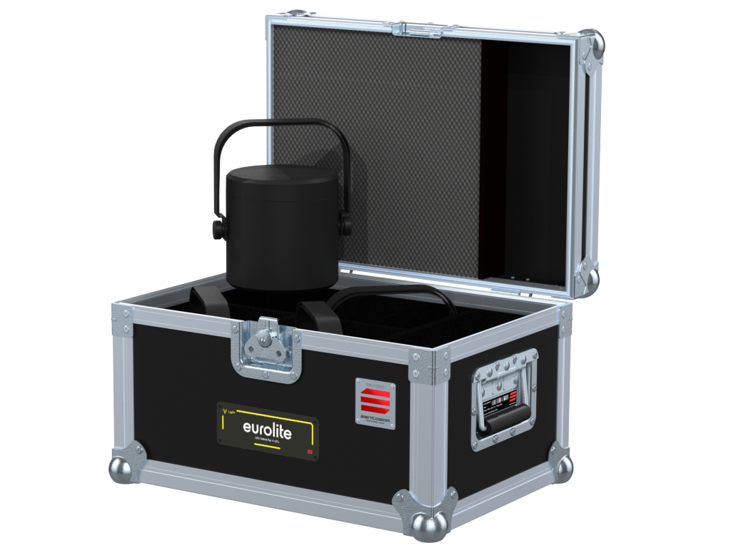 Santosom Trunk M1, 4x EUROLITE LED Silent Par 6 QCL