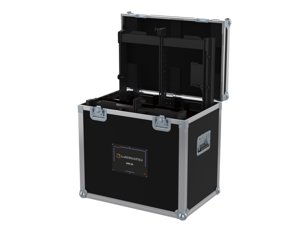 Santosom Rigging Flight Case, 2x L-Acoustics Kibu SB