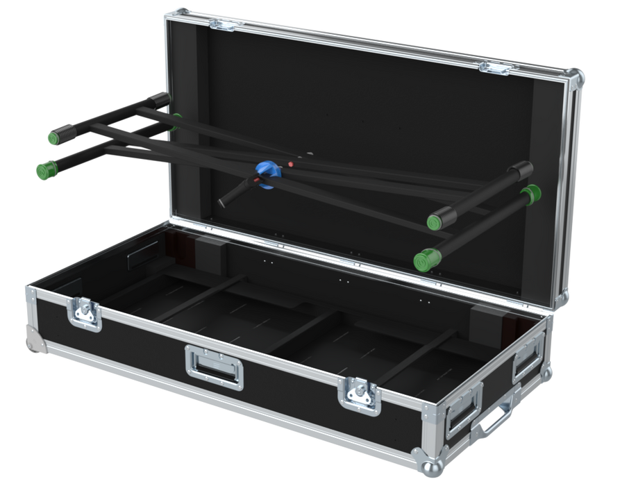 SANTOSOM STANDS Flight Case, Keyboard stand and desk (GRAVITY KSX 2 RD)