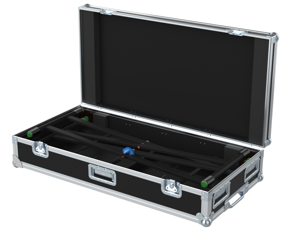 SANTOSOM STANDS Flight Case, Keyboard stand and desk (GRAVITY KSX 2 RD)