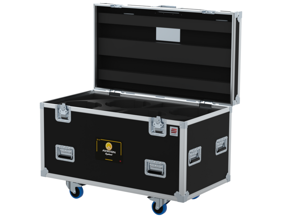 Santosom Moving Head Flight case PRO, 4x Ayrton Kyalami (No foam Shell)