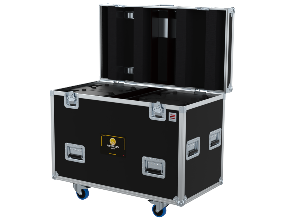 SANTOSOM Flight case PRO, 4x Ayrton Mistral (no foam shell)