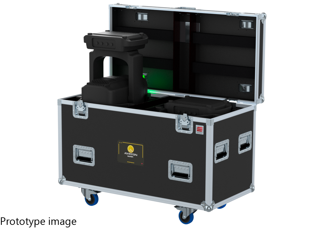 SANTOSOM Moving Head Flight case PRO, 2x Ayrton Mamba (no foam shell)